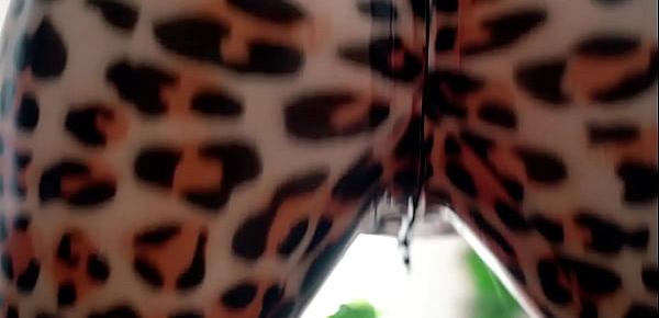  Arya Grander FaceSitting Desires hot fetish model in latex rubber catsuit